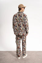Erkek Relaxed Fit Jacar Camouflage Jacket - Kamuflaj