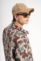 Erkek Relaxed Fit Jacar Camouflage Jacket - Kamuflaj