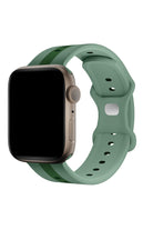 Apple Watch Uyumlu Dual Silikon Kordon Sage