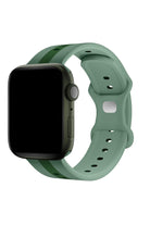 Apple Watch Uyumlu Dual Silikon Kordon Sage