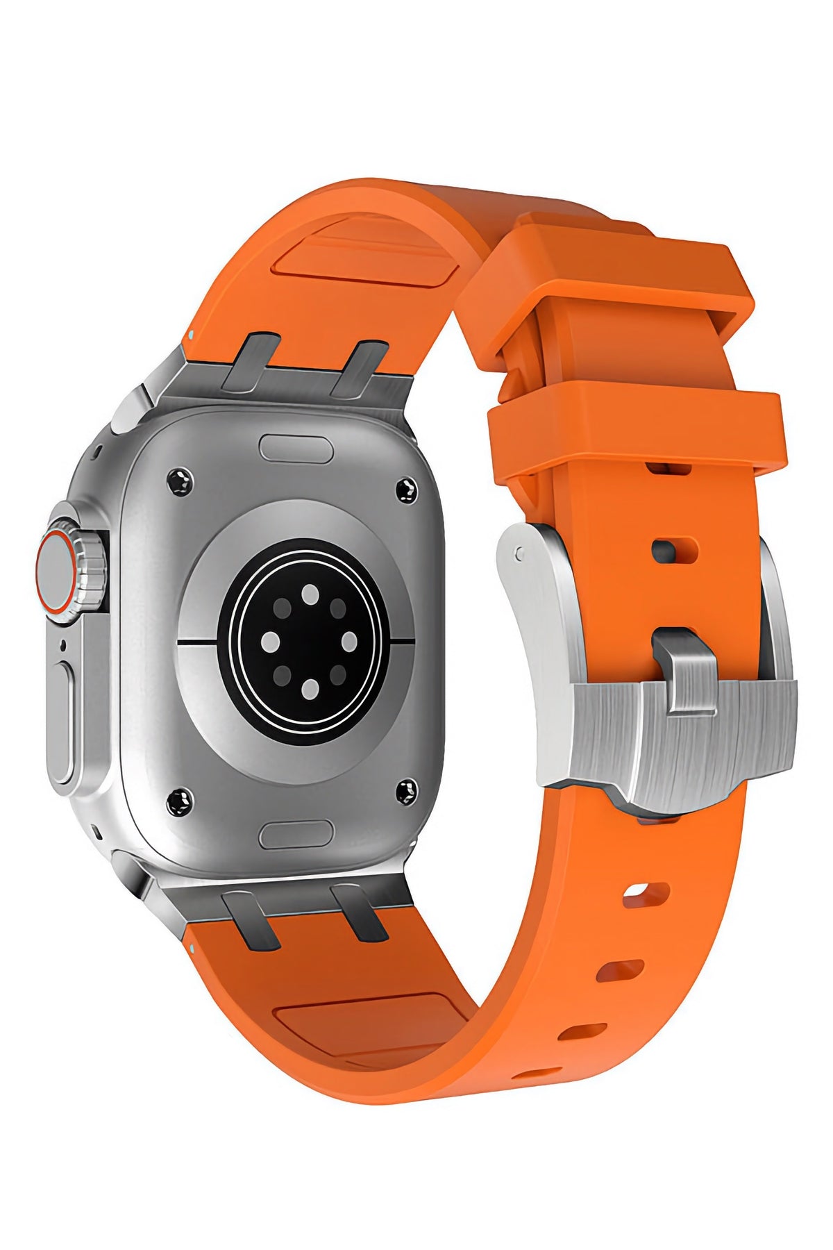 Apple Watch Ultra Uyumlu Royal Loop Rubber Kordon Sandstone
