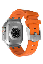 Apple Watch Ultra Uyumlu Royal Loop Rubber Kordon Sandstone