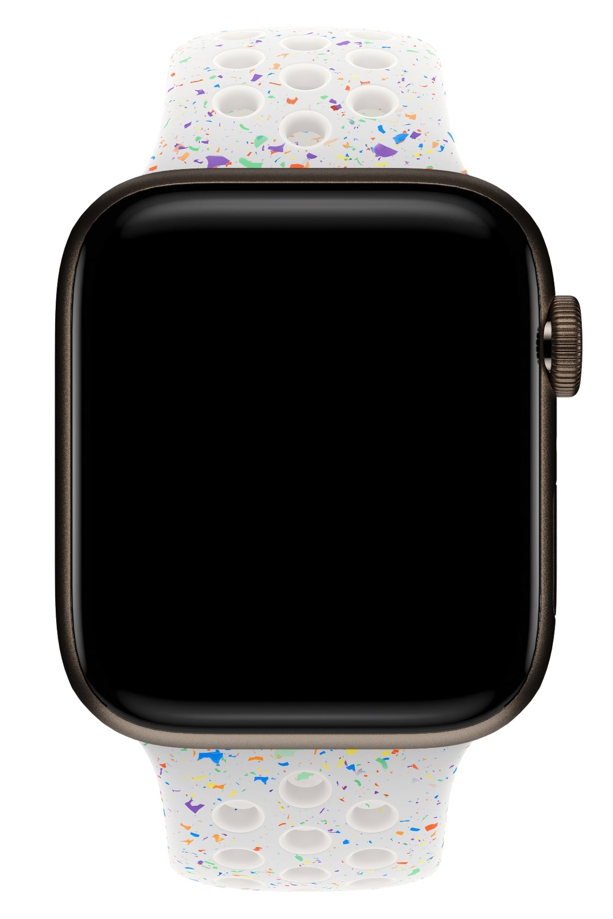 Apple Watch Uyumlu Silikon Delikli Spor Kordon Satin