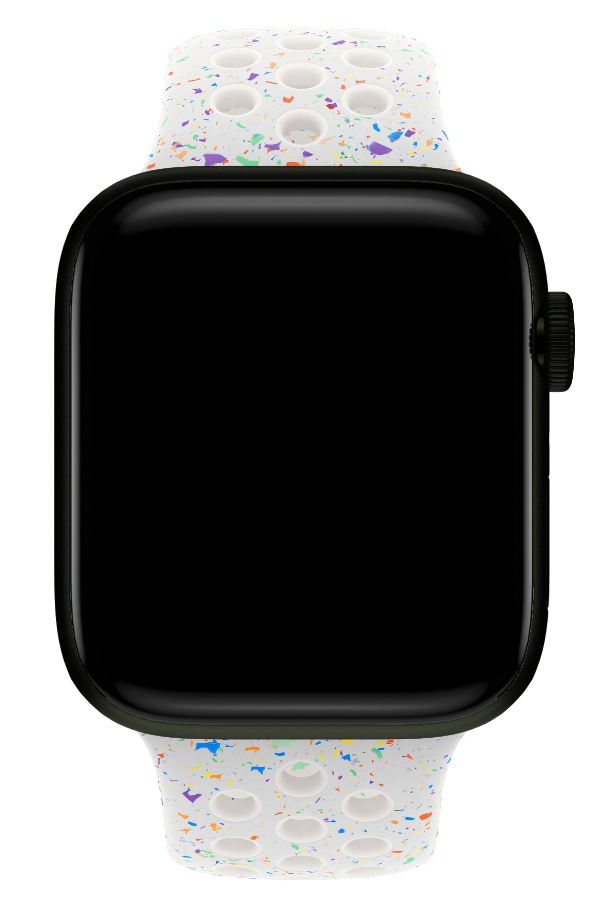 Apple Watch Uyumlu Silikon Delikli Spor Kordon Satin