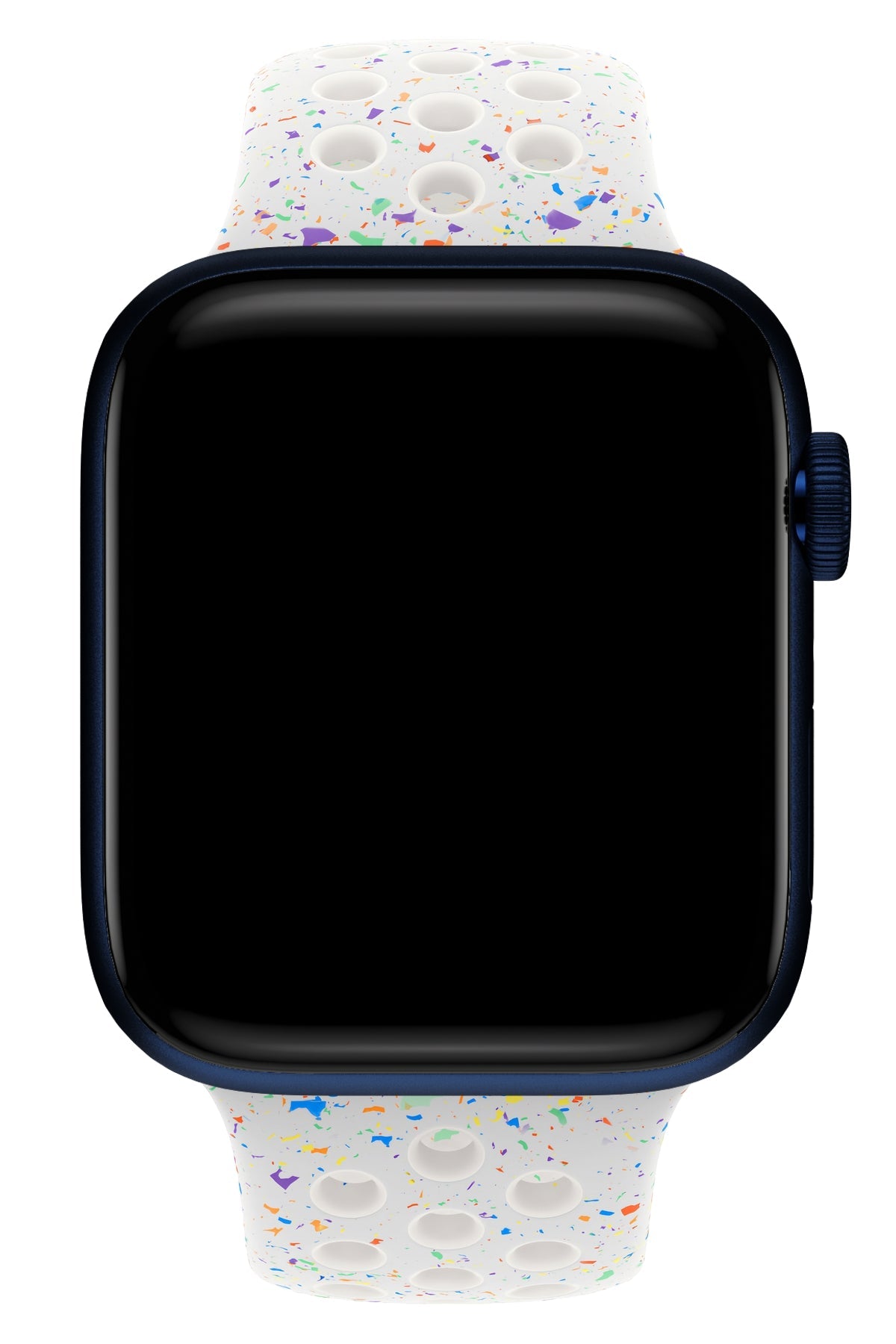 Apple Watch Uyumlu Silikon Delikli Spor Kordon Satin