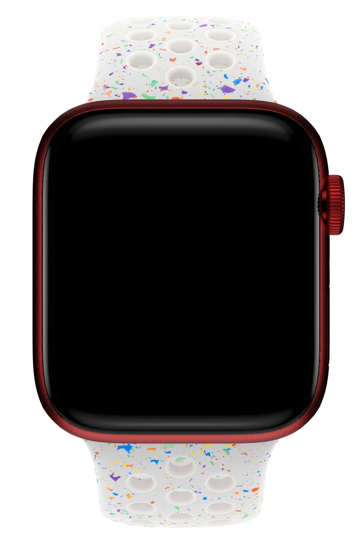 Apple Watch Uyumlu Silikon Delikli Spor Kordon Satin