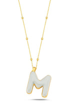 Mer's | Say My Name Necklace - Pembe C Harfi | Milagron