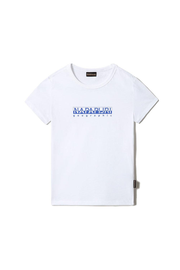 Napapijri | Short Sleeve T-Shirt Box Bright White | Milagron