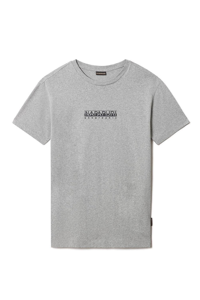 Napapijri | Short Sleeve T-Shirt Medium Grey Melange | Milagron