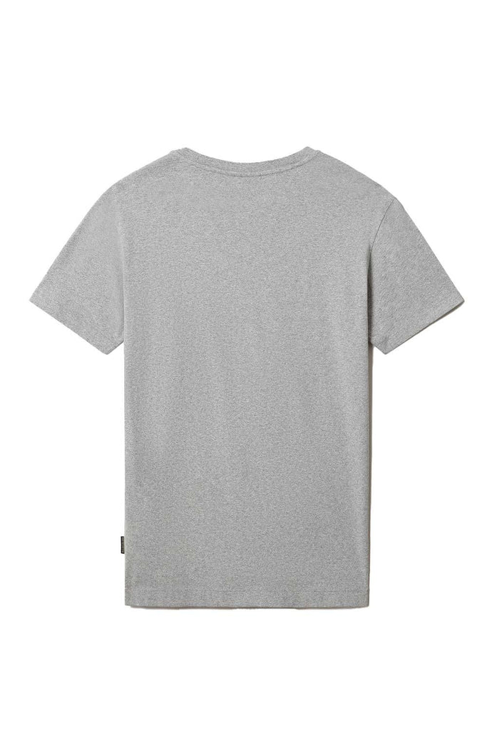 Napapijri | Short Sleeve T-Shirt Medium Grey Melange 1 | Milagron