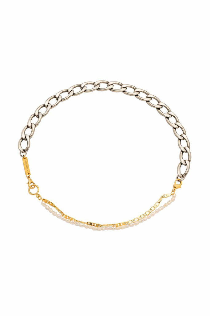 Copy of Dieci Dita | Silver & Gold Statement Necklace III | Milagron