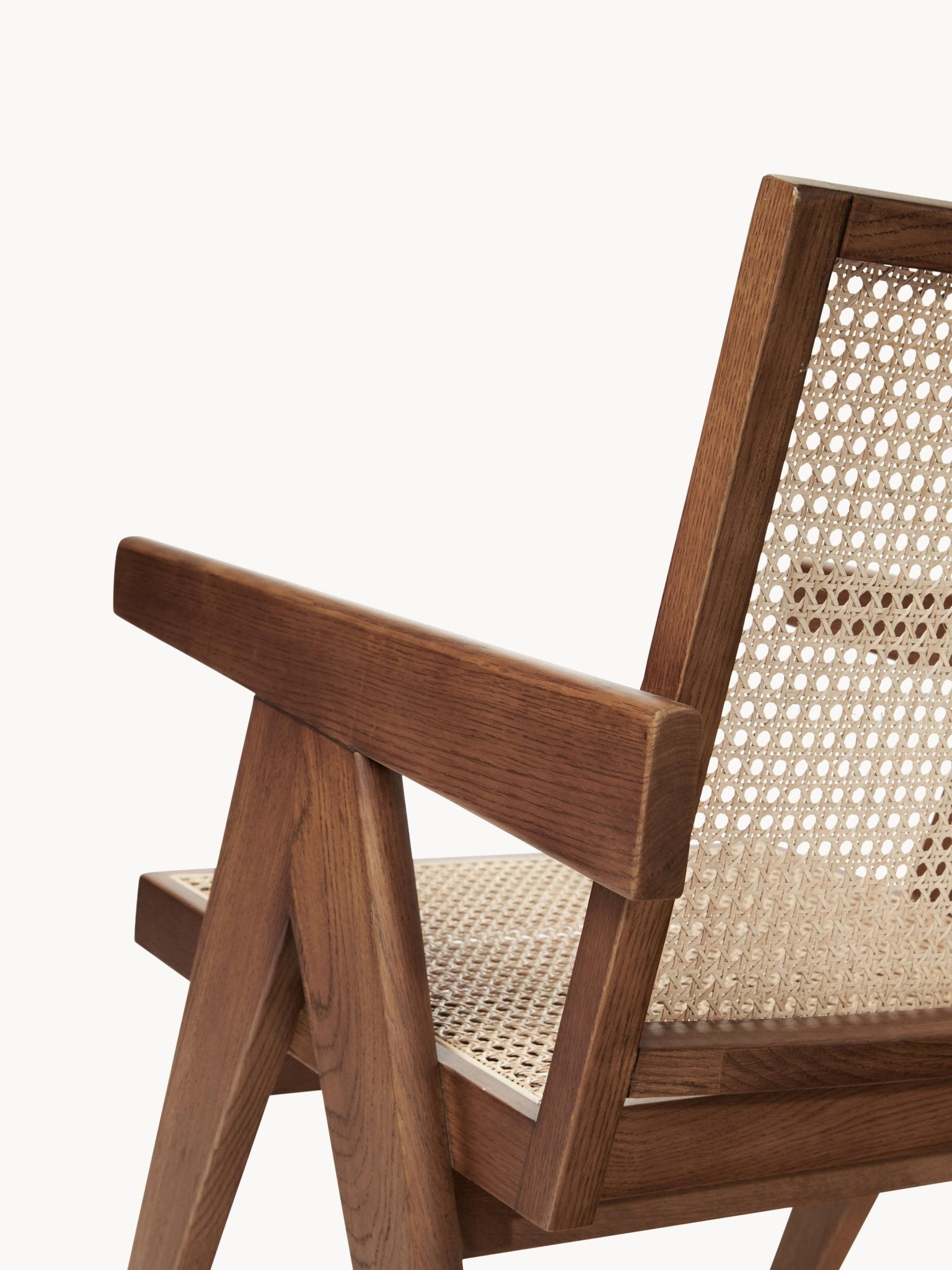 Sissi Masif Meşe Ve Rattan Lounge Koltuk