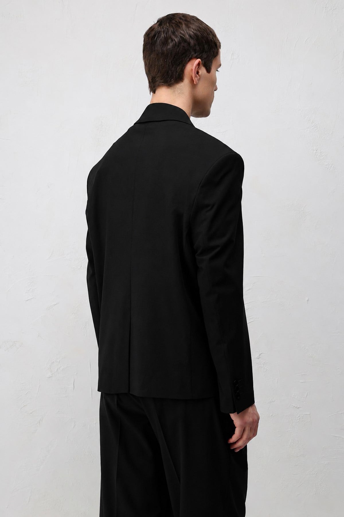 Antioch Siyah-1 Relaxed Fit Erkek Blazer Ceket
