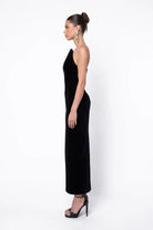 SiYah KadiFe MiDi Bodycon ElbiSe