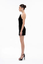 SiYah KadiFe MiNi Bodycon ElbiSe