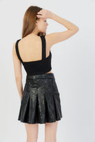 Cora Crop Top | Siyah