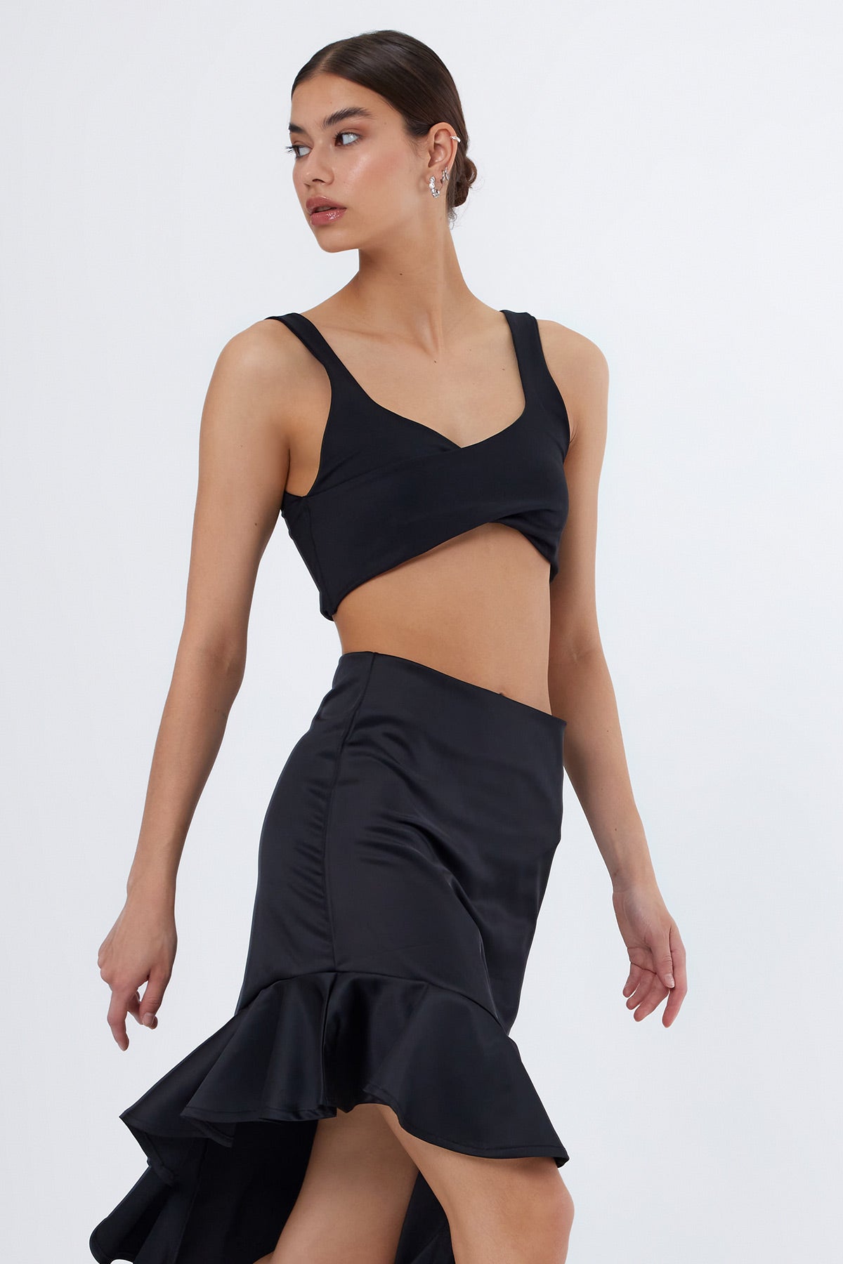 Kyria Crop Top | Siyah