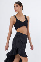 Kyria Crop Top | Siyah