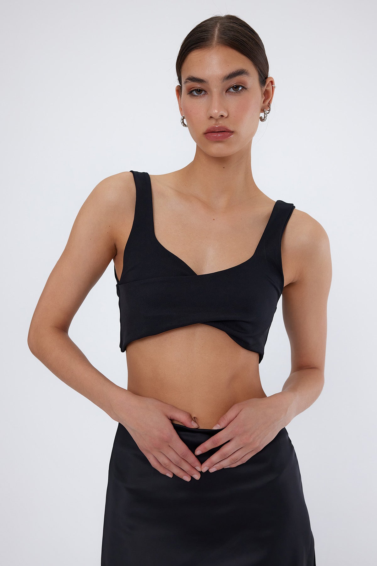 Kyria Crop Top | Siyah