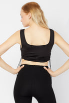 Dani Yandan Ayarlanabilir Crop Bluz