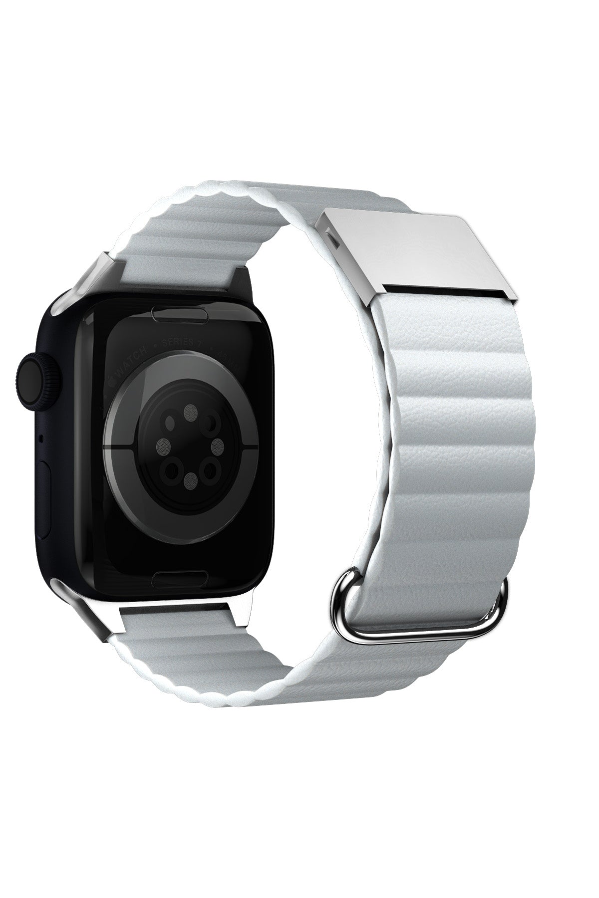 Apple Watch Uyumlu Premium Deri Loop Kordon Snowbound