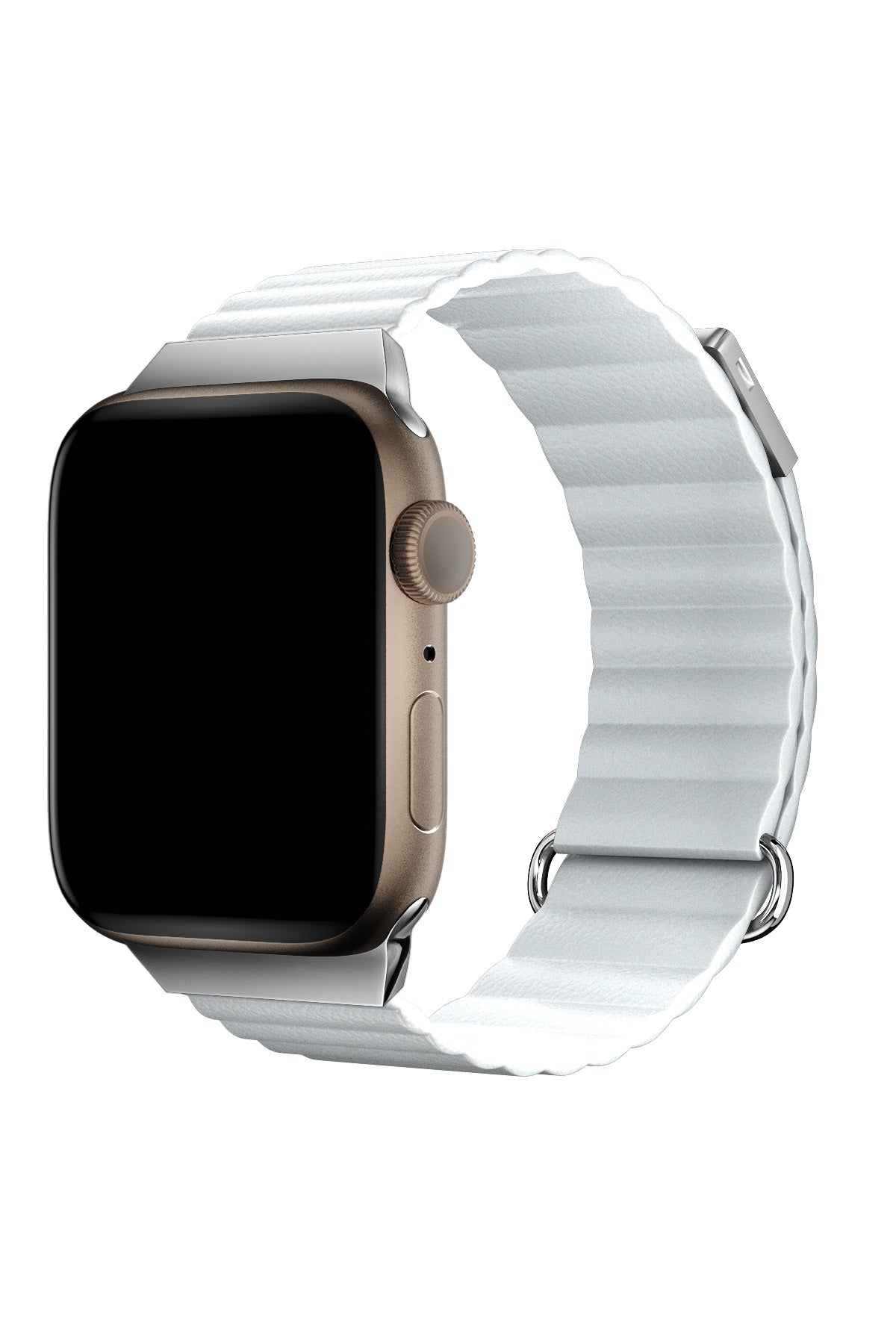 Apple Watch Uyumlu Premium Deri Loop Kordon Snowbound