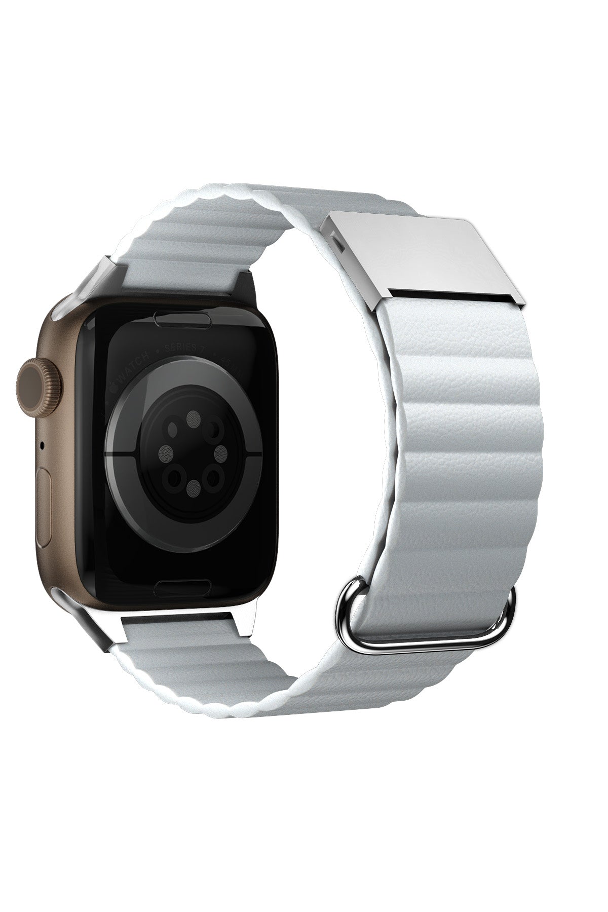 Apple Watch Uyumlu Premium Deri Loop Kordon Snowbound