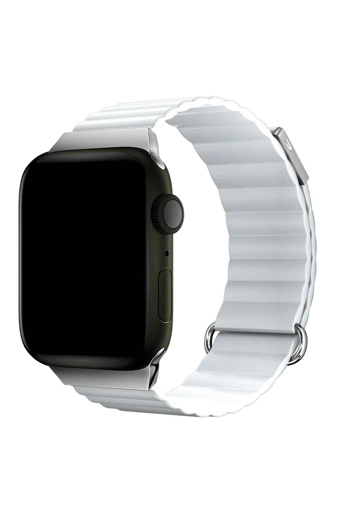 Apple Watch Uyumlu Premium Deri Loop Kordon Snowbound
