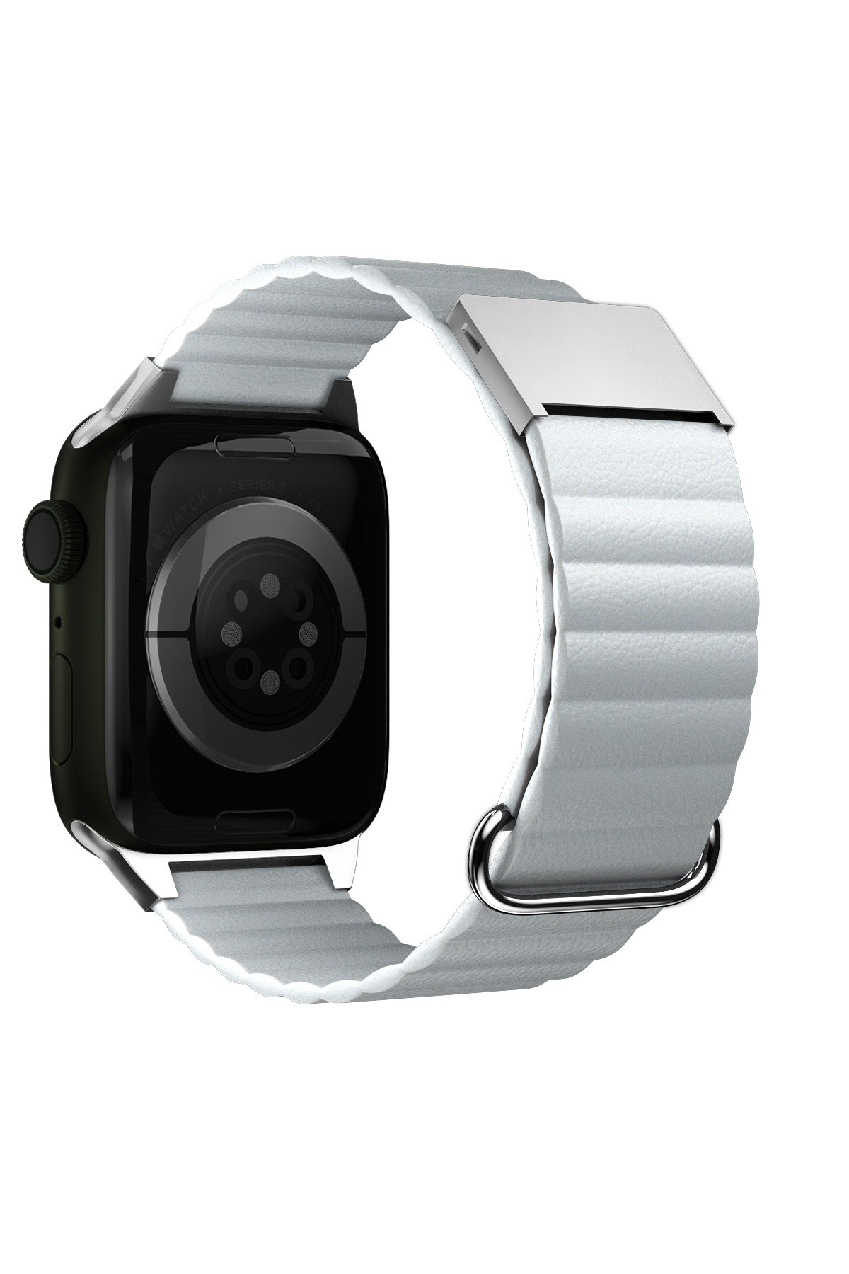 Apple Watch Uyumlu Premium Deri Loop Kordon Snowbound