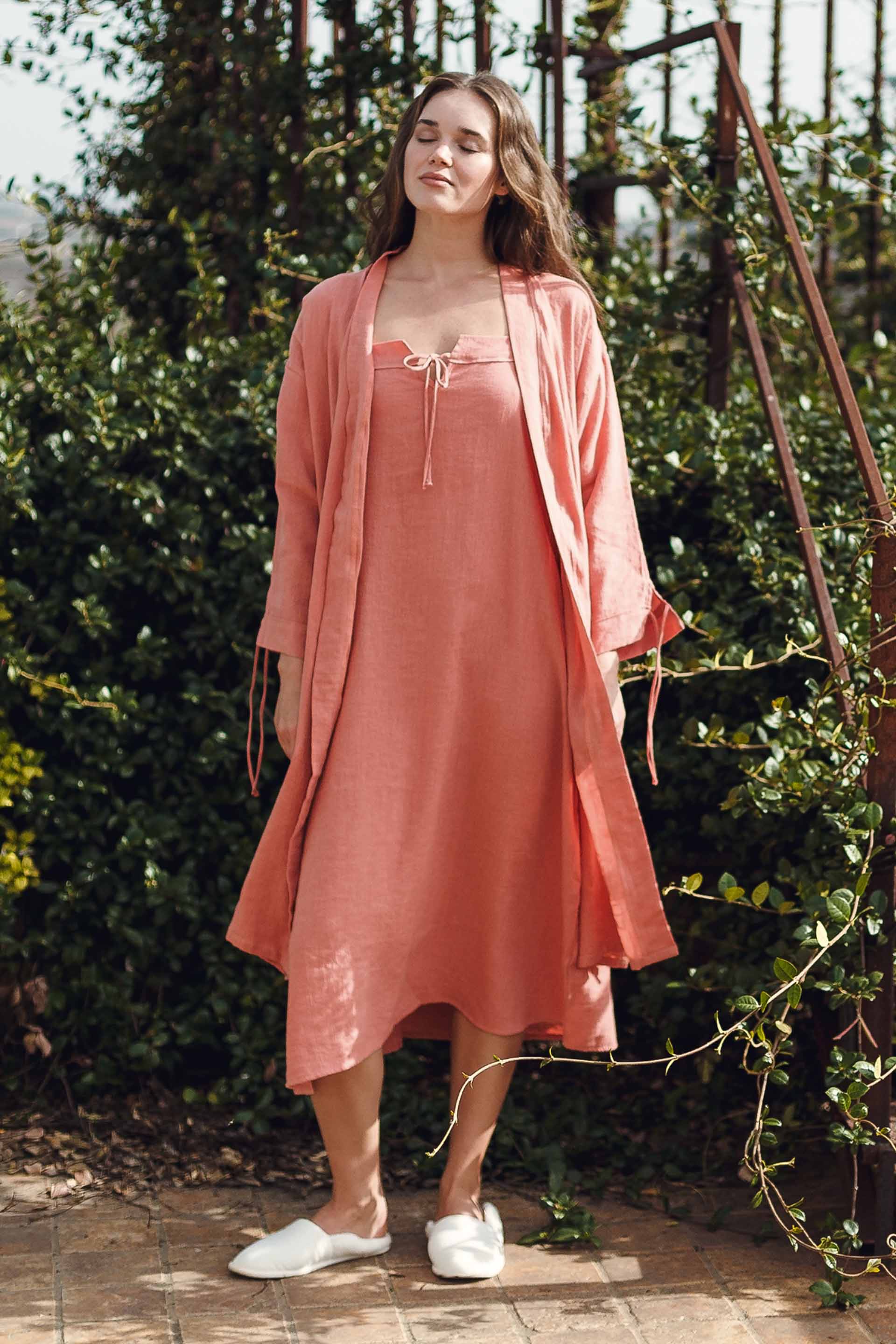 Sofia Uzun Kollu Kadın Kimono