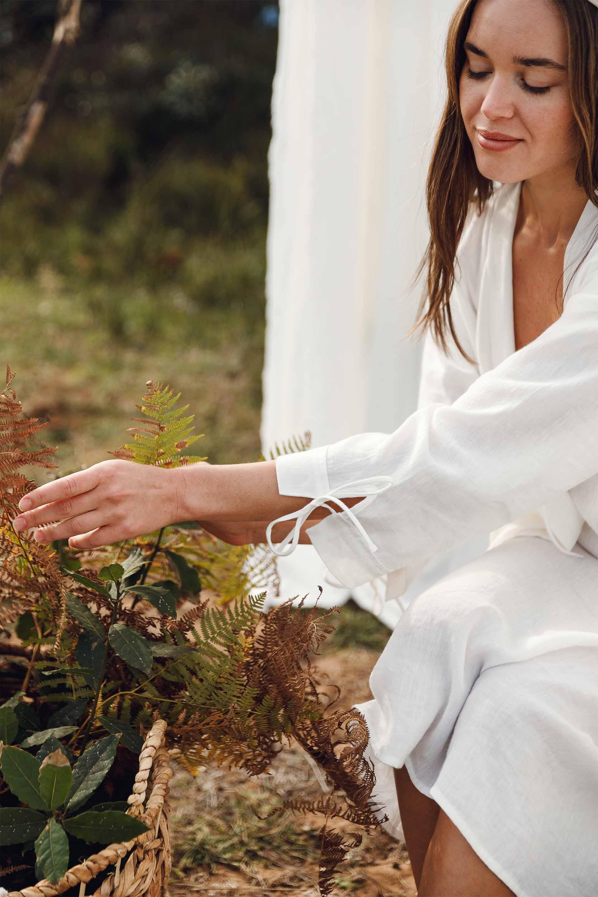 Sofia Uzun Kollu Kadın Kimono