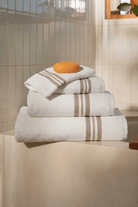 Strada Havlu 3'lü Set | Lyocell & Pamuk | Krem | 30x50 + 50x90 + 80x150 cm