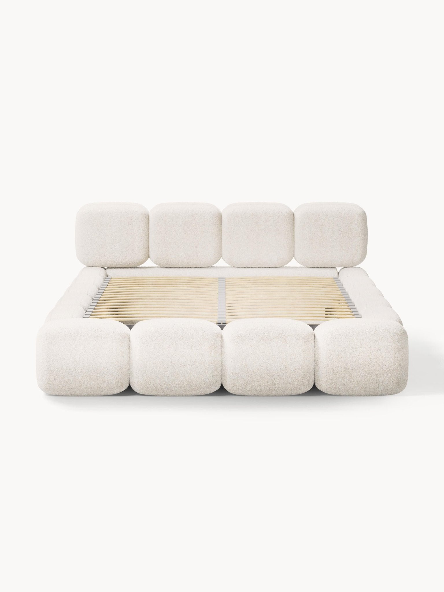 Tayla Teddy Bouclé Lüks Depolamalı Yatak