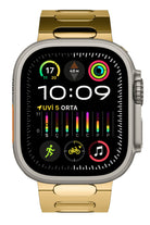 Titanova Apple Watch Uyumlu Titanyum Kordon Gold
