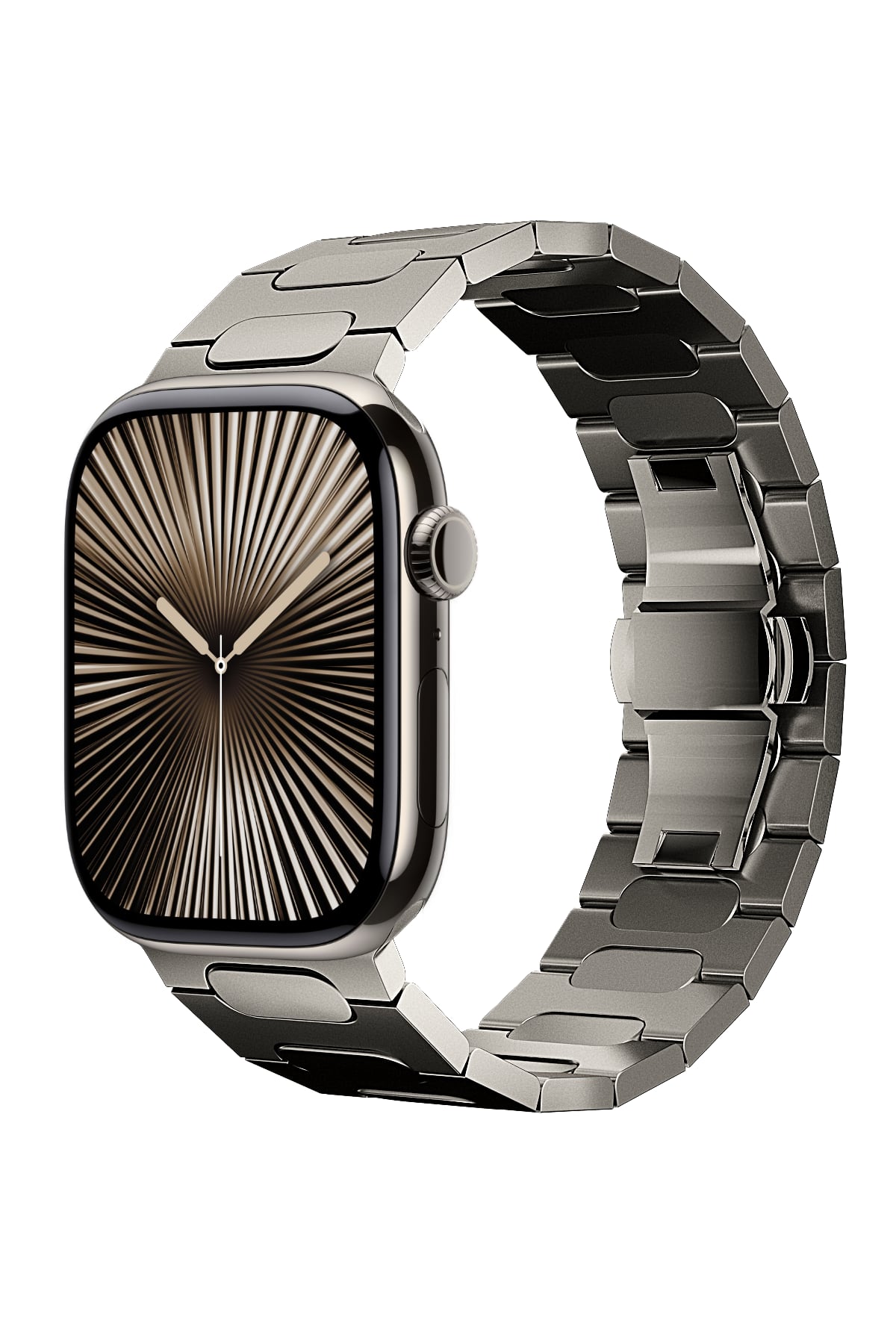 Titanova Apple Watch Uyumlu Titanyum Kordon Mat Starlight