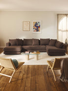 Tribeca Bouclé U-Tipi Koltuk 356Cm Modern Lüks Salon Mobilyası