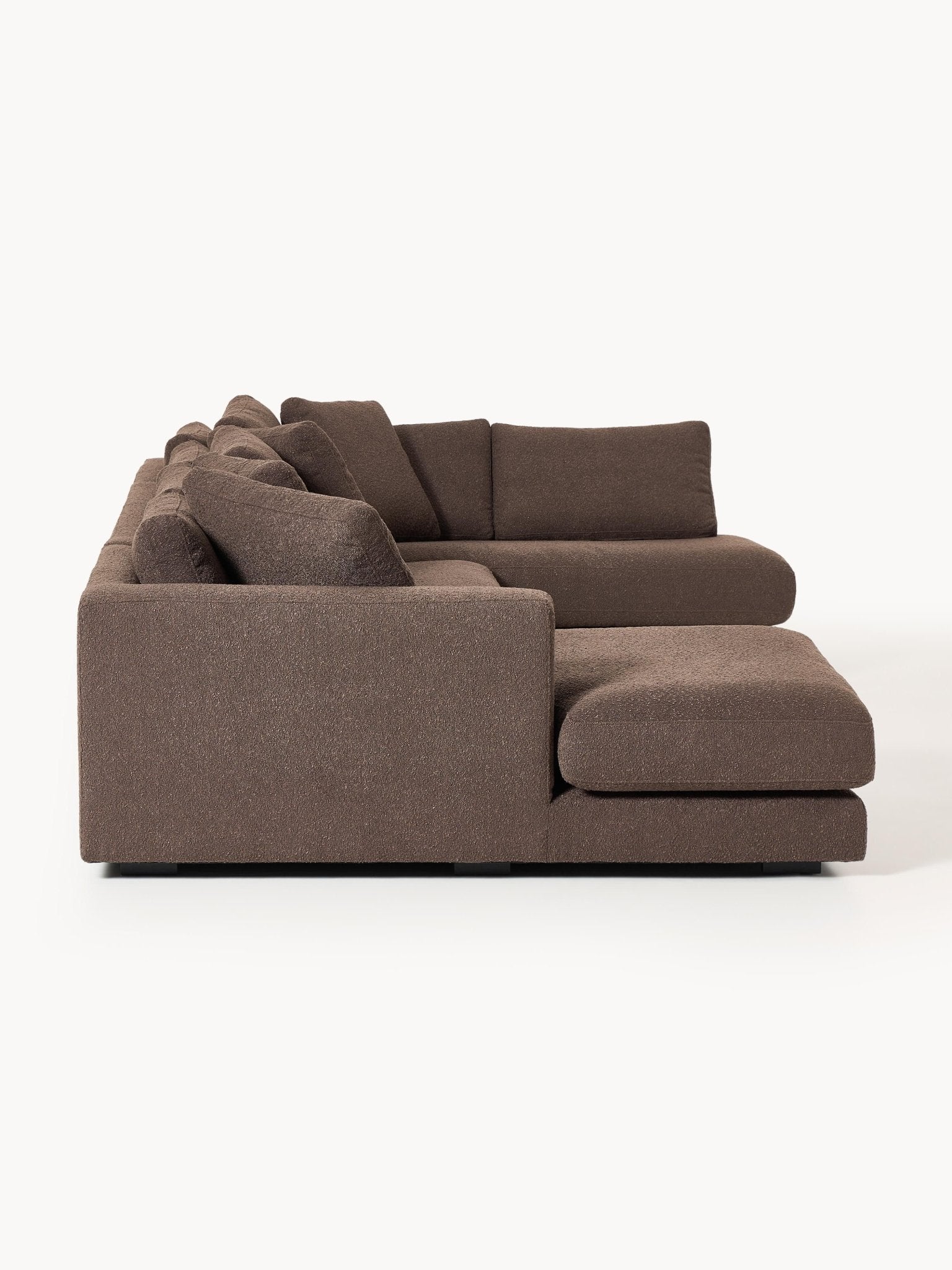 Tribeca Bouclé U-Tipi Koltuk 356Cm Modern Lüks Salon Mobilyası