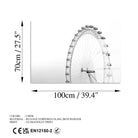 Uv-052 Baskılı Cam Dikdörtgen Duvar Tablosu 