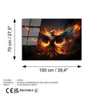 Uv-1170 Baskılı Cam Dikdörtgen Duvar Tablosu 