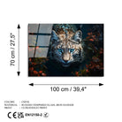 Uv-1195 Baskılı Cam Dikdörtgen Duvar Tablosu 