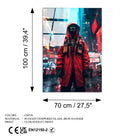 Uv-1200 Baskılı Cam Dikdörtgen Duvar Tablosu 