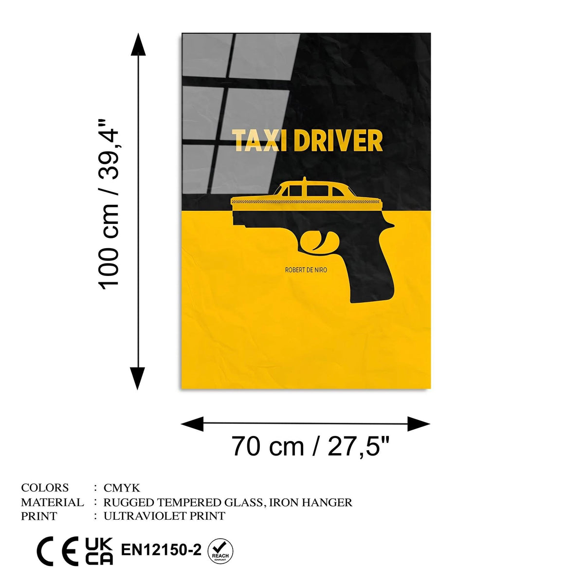 Uv-1206 Baskılı Cam Dikdörtgen Duvar Tablosu 