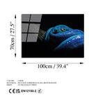 Uv-148 Baskılı Cam Dikdörtgen Duvar Tablosu 
