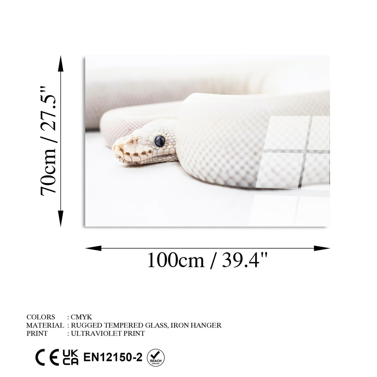 Uv-153 Baskılı Cam Dikdörtgen Duvar Tablosu 