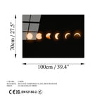 Uv-189 Baskılı Cam Dikdörtgen Duvar Tablosu 