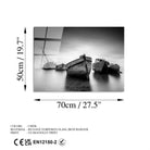 Uv-313 Baskılı Cam Dikdörtgen Duvar Tablosu 