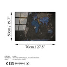 Uv-338 Baskılı Cam Dikdörtgen Duvar Tablosu 