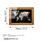 Uv-367 Baskılı Cam Dikdörtgen Duvar Tablosu 