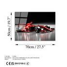 Uv-376 Baskılı Cam Dikdörtgen Duvar Tablosu 