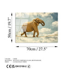 Uv-419 Baskılı Cam Dikdörtgen Duvar Tablosu 